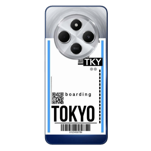Xiaomi Redmi 14c Tokyo Boarding Transparent Silicone TPU Θήκη