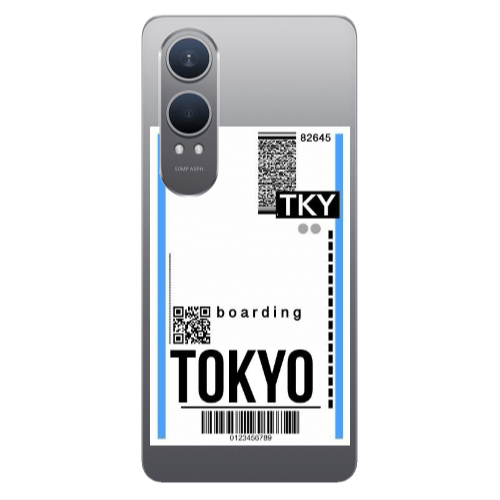 Oneplus Nord Ce 4 lite Tokyo Boarding Transparent Silicone TPU Θήκη