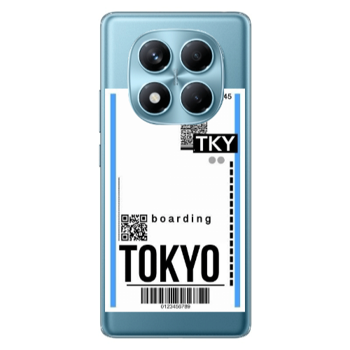 Xiaomi Redmi Note 14 Pro Tokyo Boarding Transparent Silicone TPU Θήκη