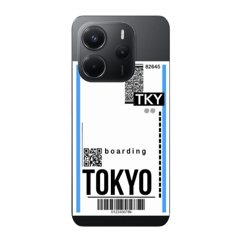 Xiaomi Redmi Note 14 Tokyo Boarding Transparent Silicone TPU Θήκη