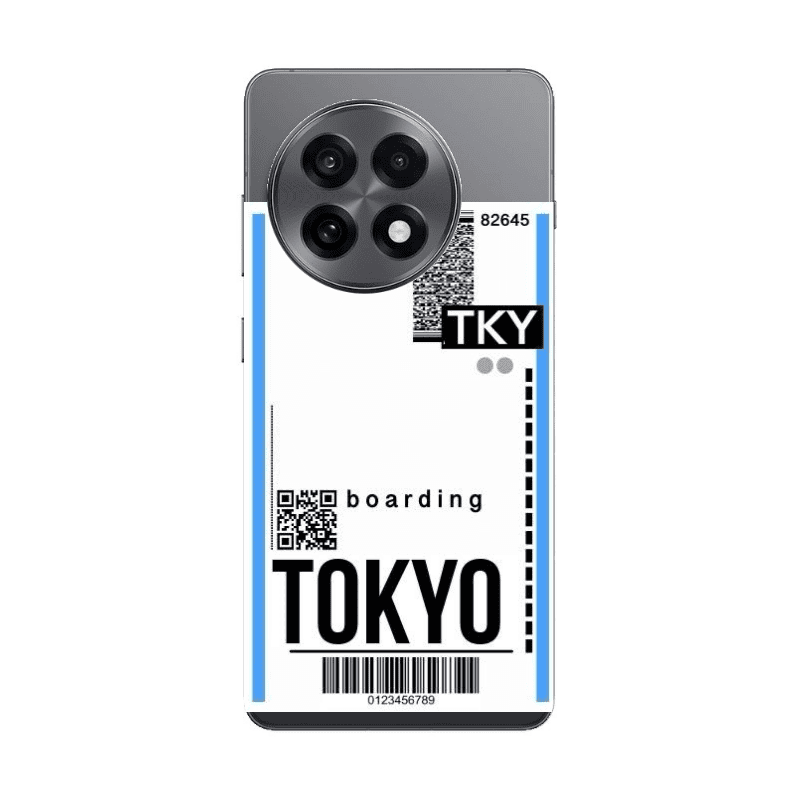 Oneplus 13 5G Tokyo Boarding Transparent Silicone TPU Θήκη