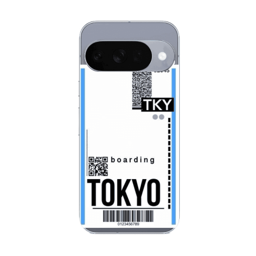 Google Pixel 10 Tokyo Boarding Transparent Silicone TPU Θήκη