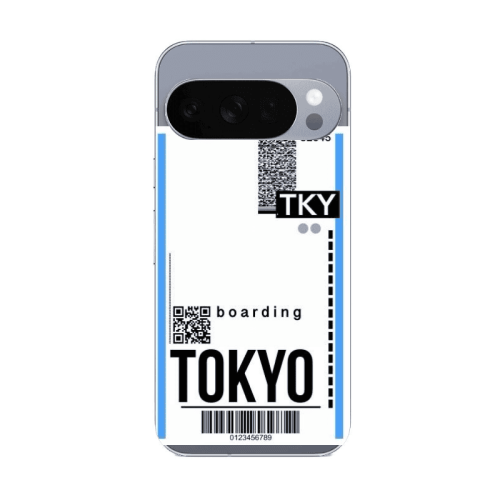 Google Pixel 10 Pro Tokyo Boarding Transparent Silicone TPU Θήκη
