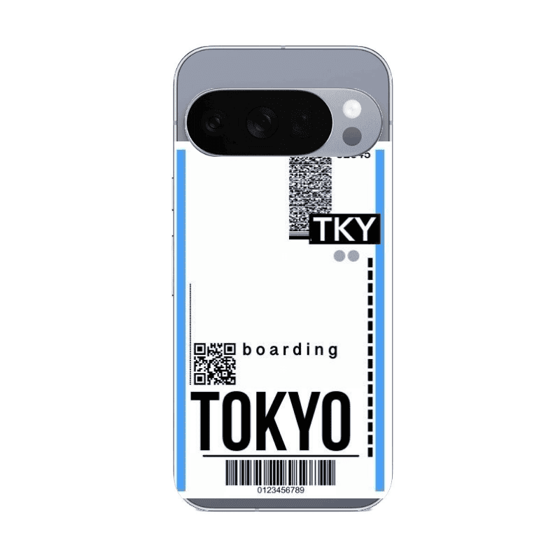 Google Pixel 10 Pro Tokyo Boarding Transparent Silicone TPU Θήκη