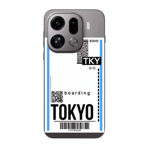 Oppo Find X9 Pro Tokyo Boarding Transparent Silicone TPU Θήκη