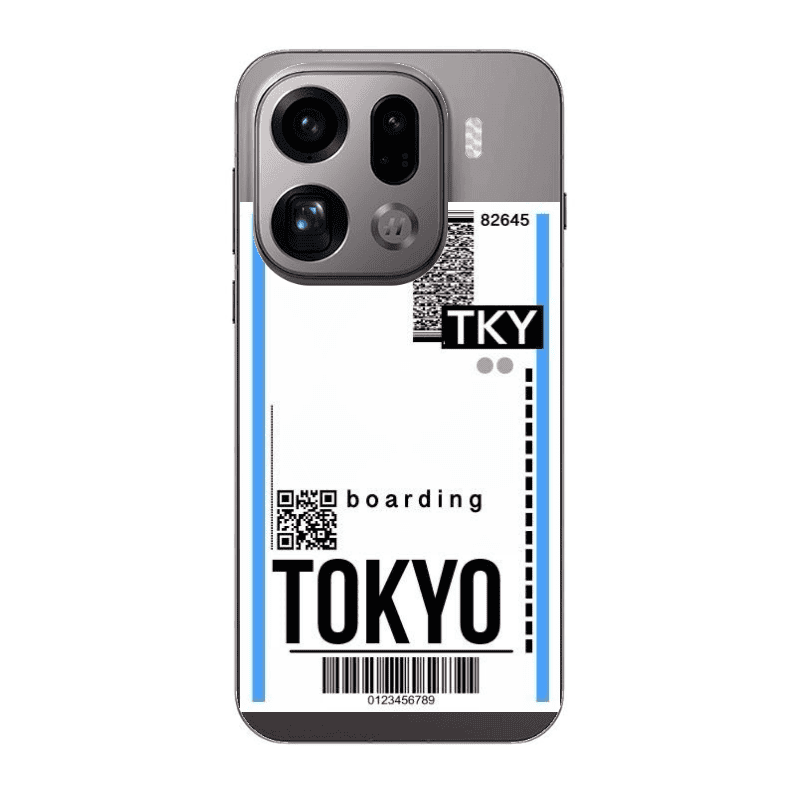 Oppo Find X9 Pro Tokyo Boarding Transparent Silicone TPU Θήκη