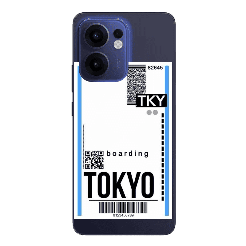 Oppo Reno13 FS Tokyo Boarding Transparent Silicone TPU Θήκη