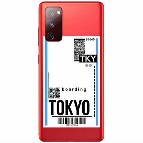 Samsung S20 FE Tokyo Boarding Transparent Silicone TPU Θήκη