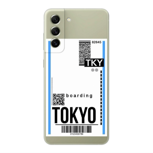 Samsung S21 Tokyo Boarding Transparent Silicone TPU Θήκη