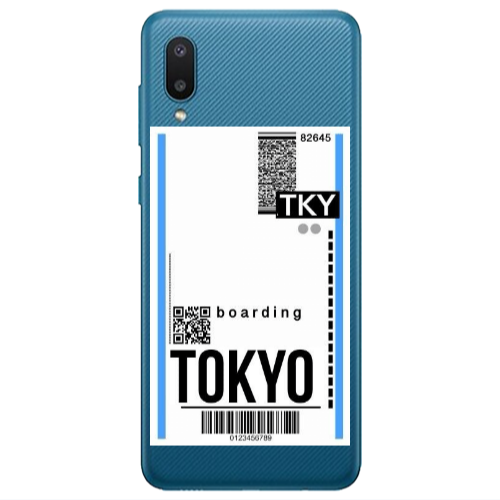 Samsung A02 Tokyo Boarding Transparent Silicone TPU Θήκη