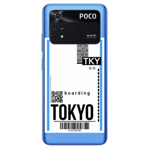 Xiaomi Poco M4 Pro 4G Tokyo Boarding Transparent Silicone TPU Θήκη