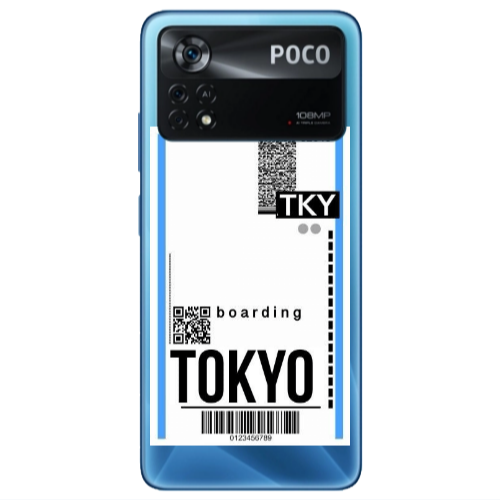 Xiaomi Poco X4 Pro Tokyo Boarding Transparent Silicone TPU Θήκη