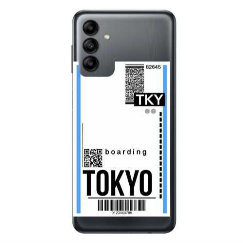 Samsung A04S Tokyo Boarding Transparent Silicone TPU Θήκη