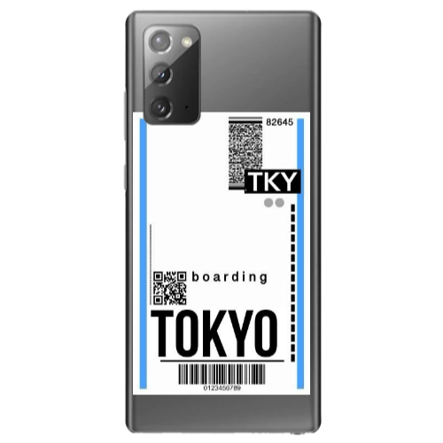 Samsung Note 20 Tokyo Boarding Transparent Silicone TPU Θήκη