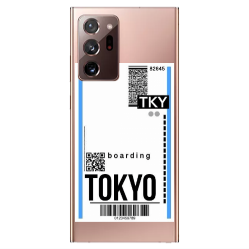 Samsung Note 20 Ultra Tokyo Boarding Transparent Silicone TPU Θήκη