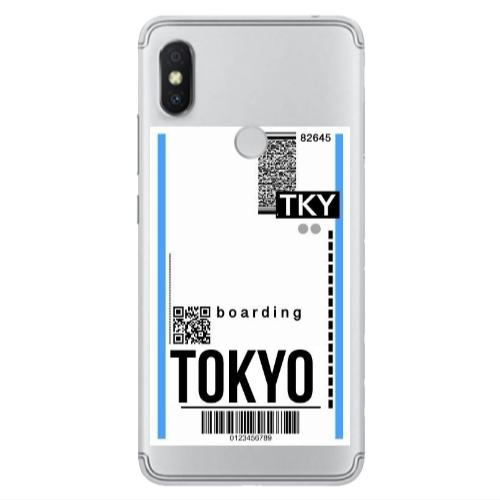 Xiaomi Redmi S2 Tokyo Boarding Transparent Silicone TPU Θήκη
