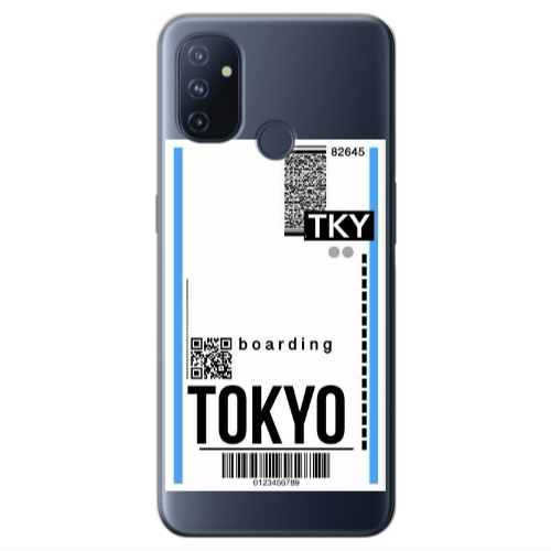 Oneplus Nord 100 Tokyo Boarding Transparent Silicone TPU Θήκη