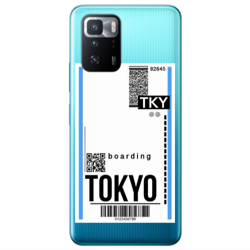 Xiaomi Poco X3 GT Tokyo Boarding Transparent Silicone TPU Θήκη