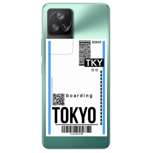 Xiaomi Poco F4 Tokyo Boarding Transparent Silicone TPU Θήκη