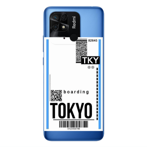 Xiaomi Poco C40 Tokyo Boarding Transparent Silicone TPU Θήκη