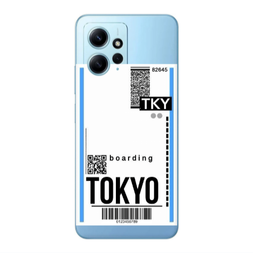 Xiaomi Redmi Note 12 4G Tokyo Boarding Transparent Silicone TPU Θήκη