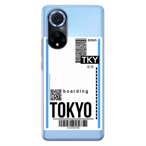 Huawei Nova 9 Tokyo Boarding Transparent Silicone TPU Θήκη