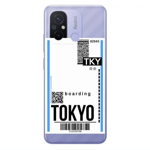 Xiaomi Redmi 12C Tokyo Boarding Transparent Silicone TPU Θήκη