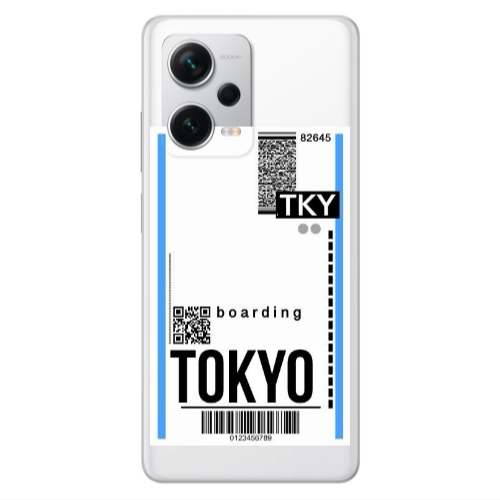 Xiaomi Redmi Note 12 5G Tokyo Boarding Transparent Silicone TPU Θήκη