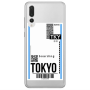 Huawei P20 Pro Tokyo Boarding Transparent Silicone TPU Θήκη