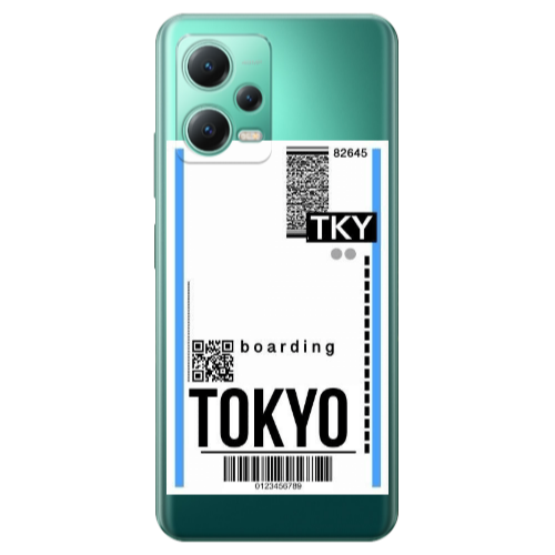 Xiaomi Redmi Note 12 Pro Plus 5G Tokyo Boarding Transparent Silicone TPU Θήκη