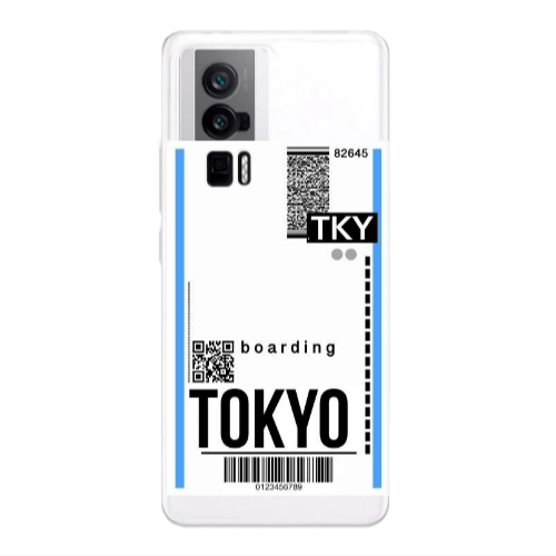 Xiaomi Poco F5 Pro Tokyo Boarding Transparent Silicone TPU Θήκη