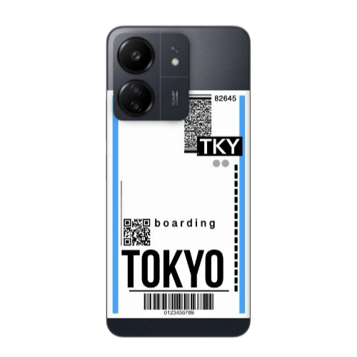 Xiaomi Redmi 13C Tokyo Boarding Transparent Silicone TPU Θήκη