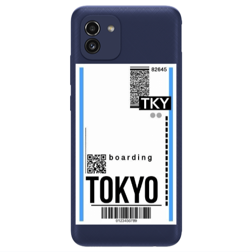 Samsung A03 Tokyo Boarding Transparent Silicone TPU Θήκη