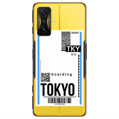Xiaomi Poco F4 Gt Tokyo Boarding Transparent Silicone TPU Θήκη