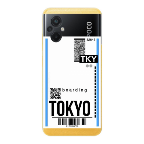 Xiaomi Poco M5 Tokyo Boarding Transparent Silicone TPU Θήκη