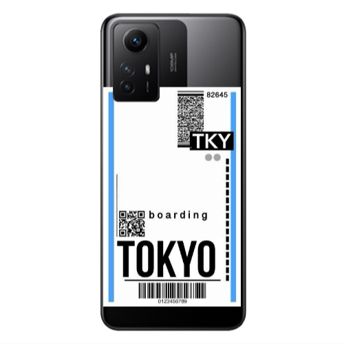 Xiaomi Redmi Note 12s Tokyo Boarding Transparent Silicone TPU Θήκη