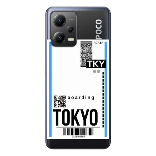 Xiaomi Poco X5 Tokyo Boarding Transparent Silicone TPU Θήκη