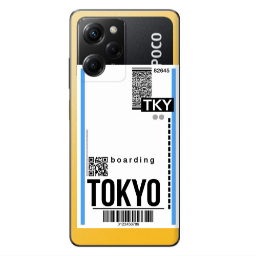 Xiaomi Poco X5 Pro Tokyo Boarding Transparent Silicone TPU Θήκη