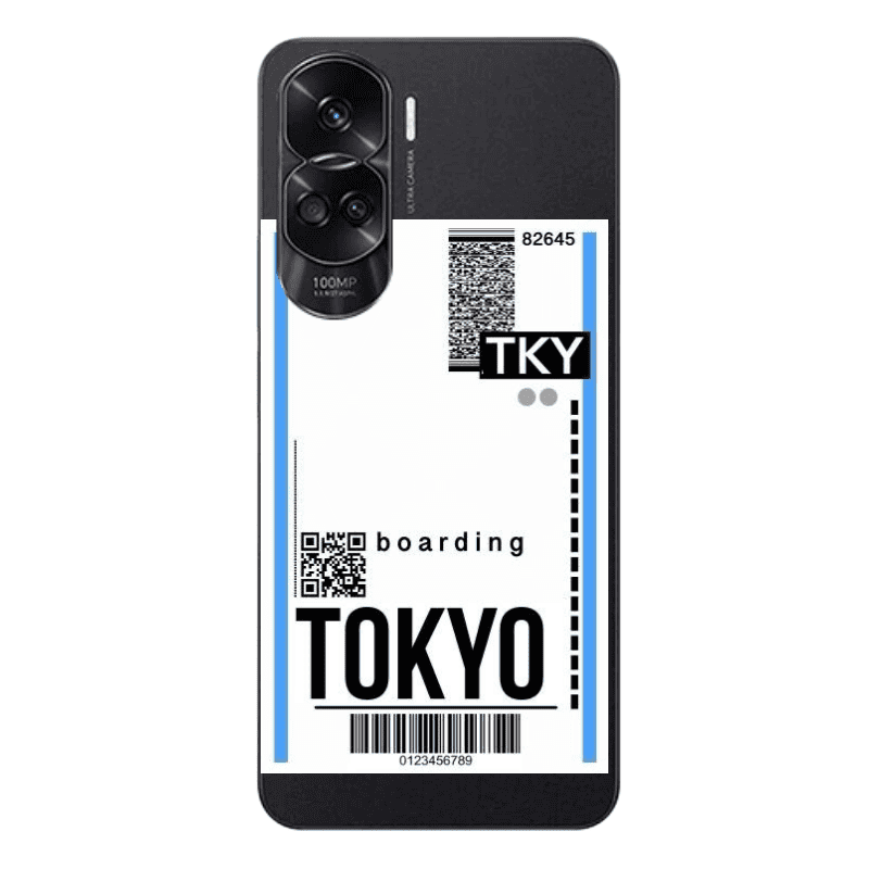 Honor 90 Lite 5G Tokyo Boarding Transparent Silicone TPU Θήκη
