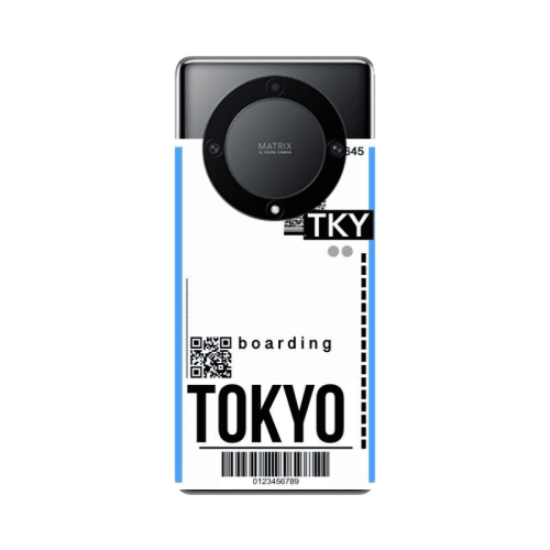Honor Magic5 Lite 5G Tokyo Boarding Transparent Silicone TPU Θήκη