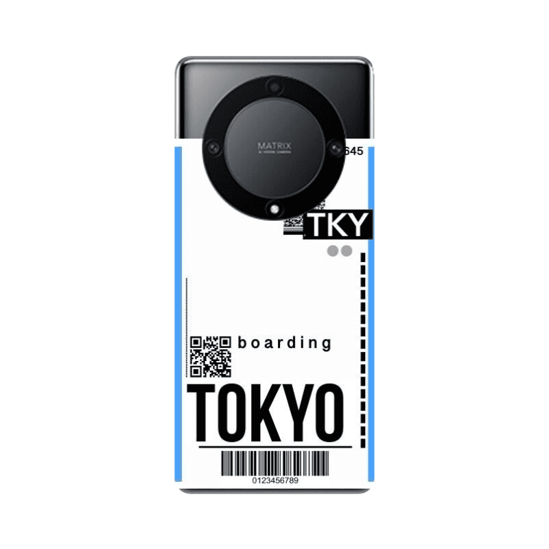 Honor Magic5 Lite 5G Tokyo Boarding Transparent Silicone TPU Θήκη