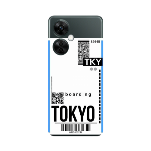 Oneplus Nord CE 3 Lite 5G Tokyo Boarding Transparent Silicone TPU Θήκη