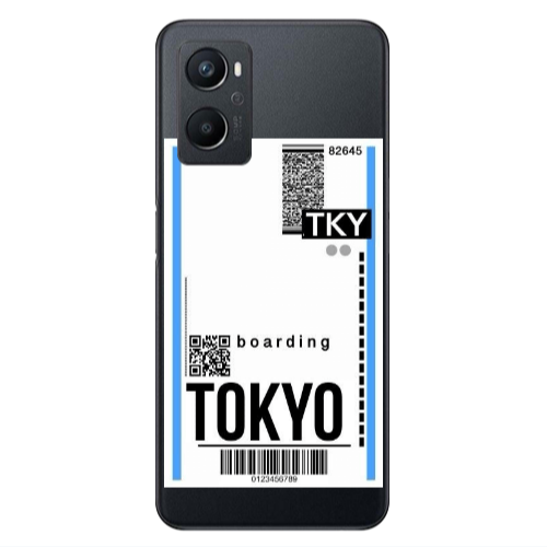 Oppo A 96 Tokyo Boarding Transparent Silicone TPU Θήκη