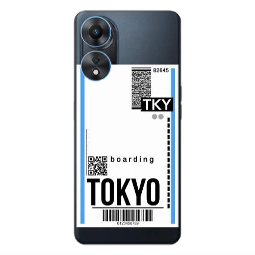 Oppo A 98 Tokyo Boarding Transparent Silicone TPU Θήκη