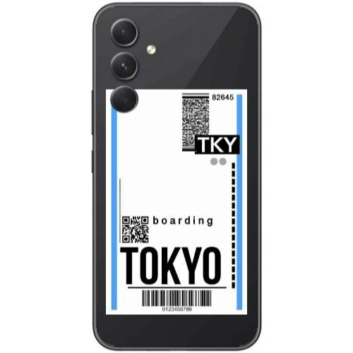Samsung Galaxy A25 Tokyo Boarding Transparent Silicone TPU Θήκη