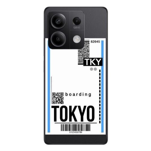Xiaomi Redmi Note 13 5G Tokyo Boarding Transparent Silicone TPU Θήκη