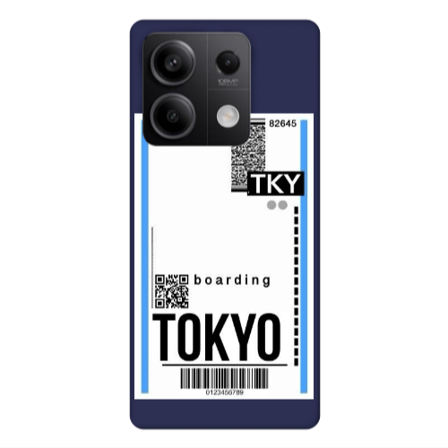 Xiaomi Redmi Note 13 5G Tokyo Boarding Dark blue Colored Silicone TPU Θήκη