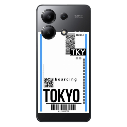 Xiaomi Redmi Note 13 4G Tokyo Boarding Transparent Silicone TPU Θήκη