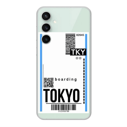 Samsung S24 Plus Tokyo Boarding Transparent Silicone TPU Θήκη