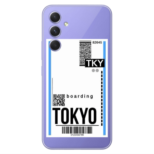 Samsung A55 Tokyo Boarding Transparent Silicone TPU Θήκη